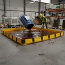 Premium Portable Spill Containment with Corner and Central Supports (300x400x25cm)