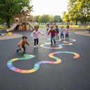 Professional A-Z Snake Playground Marking for Interactive Learning and Alphabet Recognition