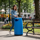 Premium 90L Litter Bin with Keyless Locking Mechanism for Public Spaces - High-Quality Professional Grade for Industrial and Commercial Applications