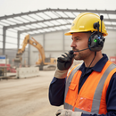 Professional Helmet Mounted Communication Ear Defenders with Active Hearing Protection and Bluetooth Option - SNR 30