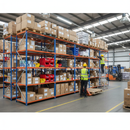 Premium 4x Industrial Shelving - 1830mm High - 200kg Capacity - Steel Construction