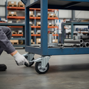 160mm Heavy Duty Braked Swivel Plate Castor with Ball Bearings