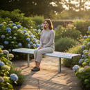 Premium Backless Bench 1.8m - Galvanized Steel & Stainless Steel Options for Outdoor Use