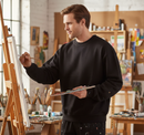 Premium Heavy Duty Sweatshirt with Drop Shoulder Style and Ribbed Cuffs for Comfort