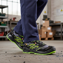 Premium Eco-Friendly Safety Trainer with Fibreglass Toe Cap and ESD Technology for Automotive and Electrical Industries