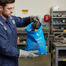 Premium Hazardous Waste Disposal Bags with Ties - Pack of 10