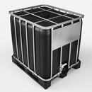 1000L Black IBC Container with Plastic Pallet, UN Approved (view 2)