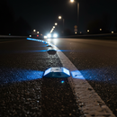 Premium Double-Sided Road Stud with Blue Reflectors for Airfield Safety and Visibility