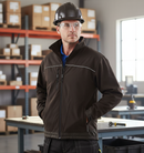 Premium Soft Shell Jacket with Fleece Lining, Water Resistant and Windproof Fabric, Adjustable Cuffs and Multiple Pockets