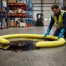 Premium Chemical Spill Absorbent Socks 7.5cm Wide Yellow