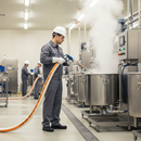 Premium 7bar White EPDM Non-Marking Steam Hose - High-Performance for Food Industry Use