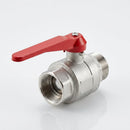 1-1/2in BSP Lever Ball Valve, Plated Brass, 20 Bar, 103mm (view 2)