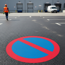 Premium No Waiting Thermoplastic Road Marking for High Visibility and Easy Application in Parking Zones and Loading Bays