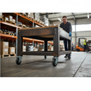 160mm Fixed Plate Castor with Heavy Duty Rubber Tyre