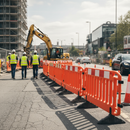 Premium Pedestrian Barrier with Low Profile Design and Reflective Strip for Optimal Visibility and Transport Efficiency