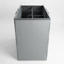 Industrial Plastic Utility Cupboard, 3 Half Shelves (view 2)