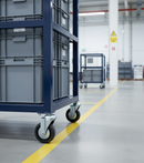 75mm Swivel Bolt Hole Castor with Anti-Static Features