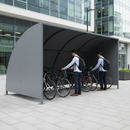Premium Heavy Duty Cycle Shelter with Galvanised Roof and Cycle Stands, Ideal for Schools and Commercial Use