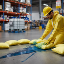 Premium Chemical Spill Absorbent Pillows - Yellow 38x23cm (Pack of 16)