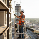 Professional 2-Point Quick Release Safety Harness with Adjustable Straps and Fall Indicators for Height Work
