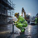 Premium Hi-Vis Yellow Waterproof Overtrousers with Enhanced Breathability and Comfort Features