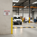 Professional Caution Speed Bump Advisory Sign 600x450mm with Reflective Finish for Outdoor Use