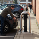 Premium Heavy Duty EV Point Protector - Stainless Steel Post Shield for Vehicle Damage Prevention