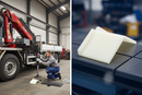 Premium Slide Pad Kit for Loader Cranes - Durable Low-Friction Surface for Boom Support and Movement