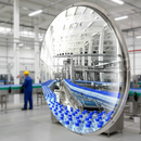 Premium Stainless Steel Industrial Mirror for High-Temperature Environments - Adjustable Mounting Kit and Distortion-Free Viewing