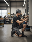 Premium Slim Fit Work Shorts with Holster Pockets - High-Performance Stretch Fabric for Enhanced Mobility and Comfort