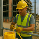 6mm Yellow Polypropylene 3-Strand Rope – Heavy-Duty, Waterproof & UV-Resistant | 50m