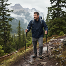 Premium Recycled Men's Softshell Jacket - Warm, Showerproof, and Wind Resistant with Multiple Pockets