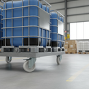 125mm Heavy Duty Fixed Plate Castor with Nylon Wheel and 200Kg Load Capacity