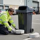Premium Replacement Concrete Ballast for Freestanding Litter Bins - 15kg Weighted Base with 330mm Width and 90mm Height for Enhanced Stability