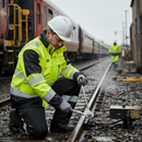 Premium Heavy Duty Hi-Vis Two-Tone Waterproof Jacket with Breathable Mesh Liner and Full-Length Zip
