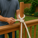 14mm White Polypropylene Rope 3 Strand - 50m Weatherproof Coil