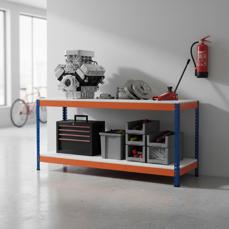 Heavy Duty Workbench - 915mm High - 800kg Capacity - Melamine Finish