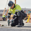 Professional Customized Trousers With Kneepad Pockets - Dark Navy