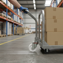 125mm Heavy Duty Swivel Plate Castor with White Nylon Wheel and 300Kg Load Capacity