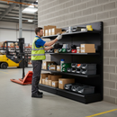 Premium Wall Shelving Bay 1.8m High with Base Shelf and 4 Adjustable Shelves for Efficient Storage