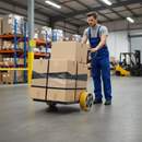 200mm Diameter Heavy Duty Polyurethane Tyred Wheel with Aluminium Centre