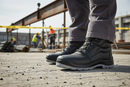 Premium 4 D-Ring Boot with Steel Toe Cap, Scuff Cap, and Shock Absorber Heel for Heavy-Duty Protection