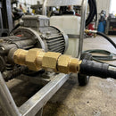 3/8in BSP Brass Swivel Coupling – 250 Bar Rated, 40 Lpm