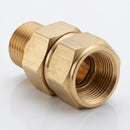 3/8in BSP Male x 1/4in BSP Male Brass Swivel, 220 Bar (view 2)