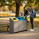 Premium Replacement Unit for Selective Sort Recycling Bin Kit - 100L Capacity with Galvanized Steel Structure