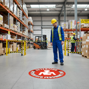 Premium Slip-Resistant Floor Sign - 430mm for Authorised Personnel Only - Heavy Duty Safety Messaging
