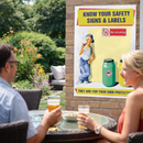 Safety Signs & Labels Poster – 510mm x 760mm – Synthetic Paper – Indoor/Outdoor