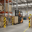 Premium Heavy Duty Steel Pallet Racking Protectors - Durable and Versatile for Racking Systems