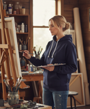 Premium Heavy Duty Hooded Sweatshirt with Pouch Pocket and Ribbed Cuffs for Ultimate Comfort