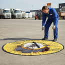 Heavy Duty Drain Protector for Collecting Oil, Fuel, and Sediment